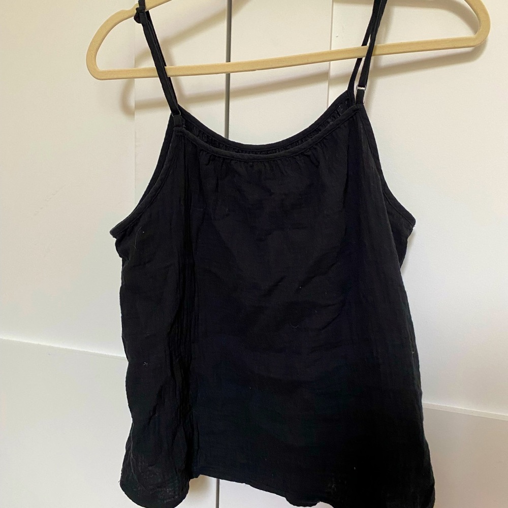 *Like New* Loose Black Tank Top